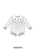 Pink Christmas Tree Embroidery Bubble
